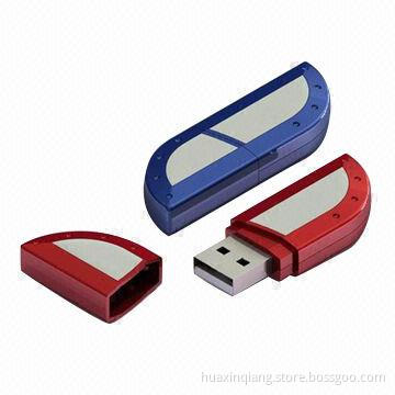 USB Drive with ABS Plastic Material, 128MB-64GB Capacity, Color Custom, Logo Design, USB2.0/3.0